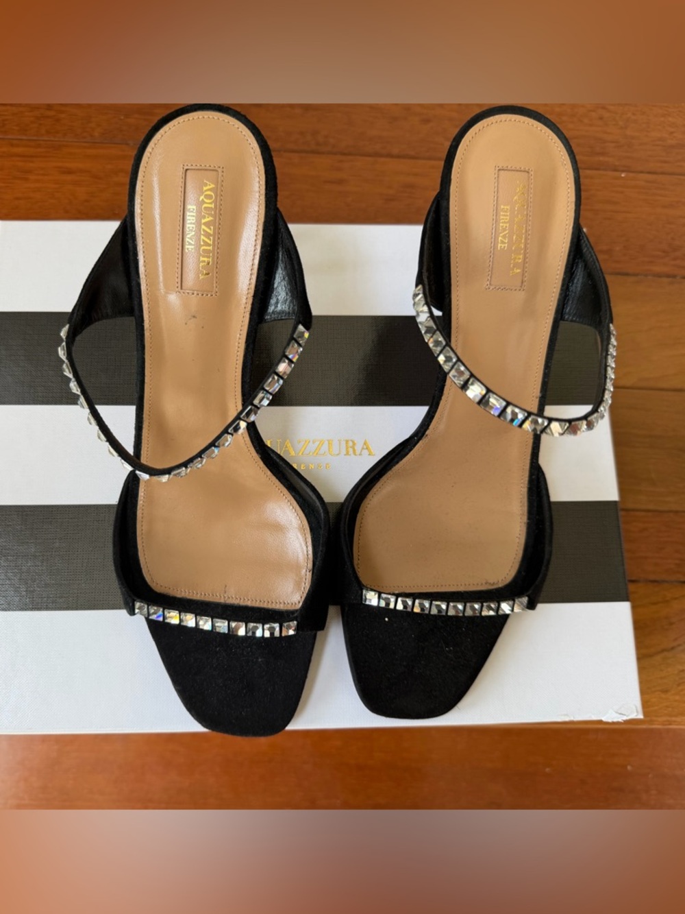 Aquazzura Diamante Sandal 75 Size 41